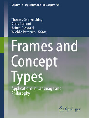 cover image of Frames and Concept Types